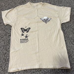Retrofit Beige Graphic Tee